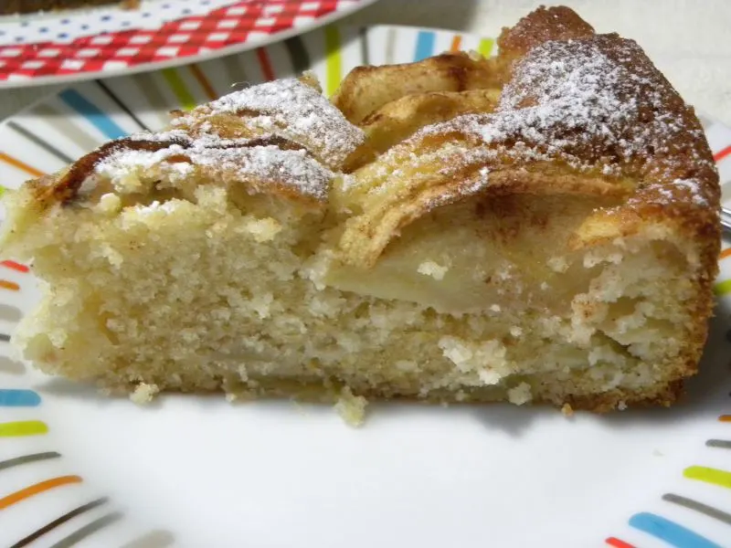 Close-up of apple cake image