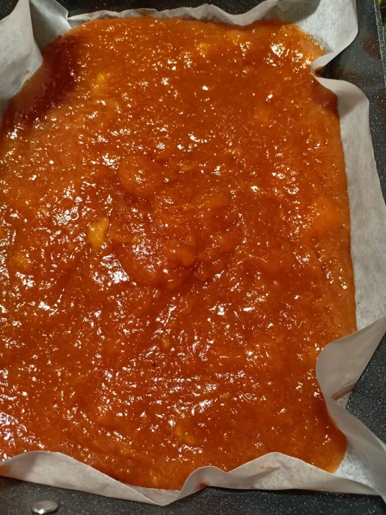 Quince paste before baking image