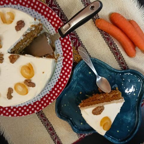 Carrot Cake with Honey Cream Cheese frosting picture