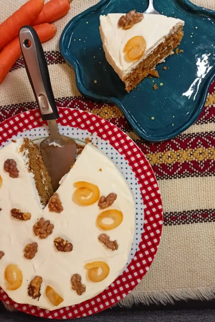 Classic Carrot Cake with Honey Cream Cheese Frosting image