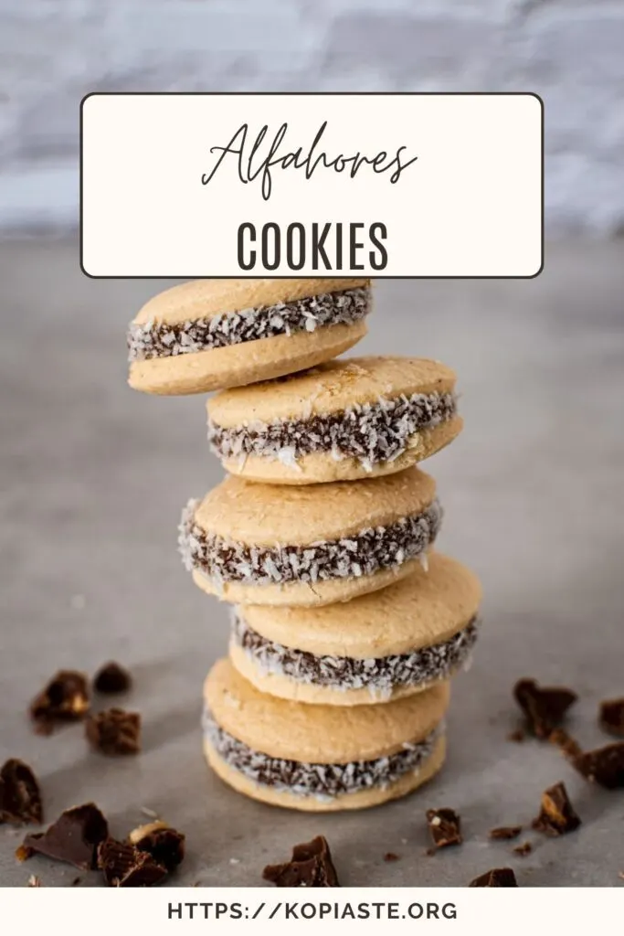 Collage Alfajores with coconut image