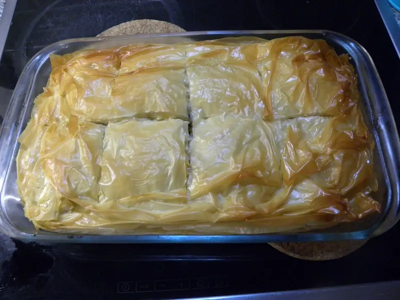 Greek Makaronopita with Minced meat image