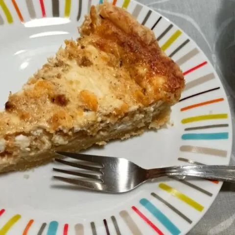 Greek Quiche with butternut squash and four cheeses image