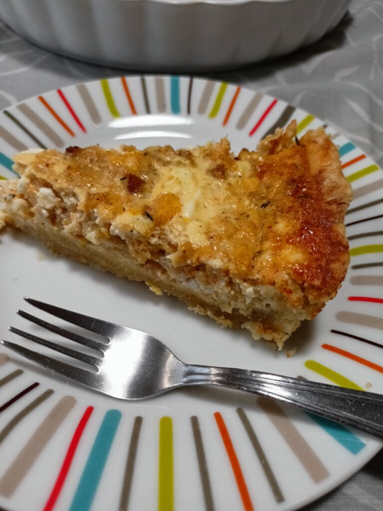 Quiche with four cheeses and butternut squash image