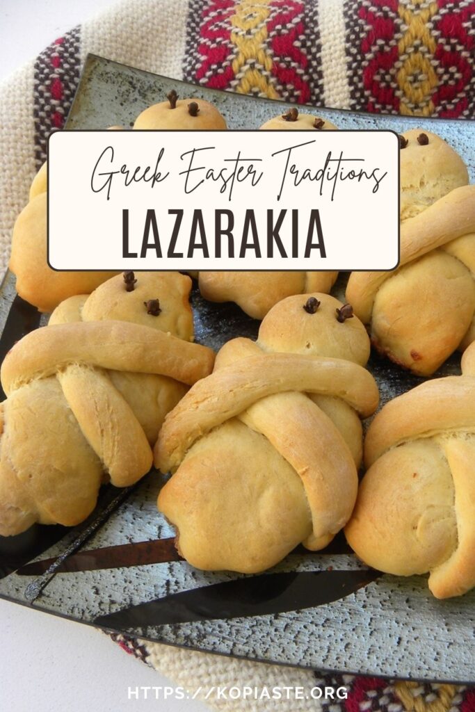 Collage Greek Easter Traditions - Lazarakia image