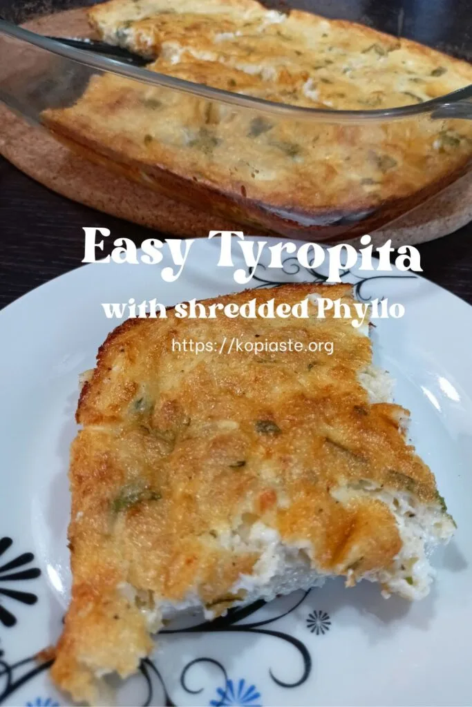 collage easy Tyropita with Shredded Phyllo image.j